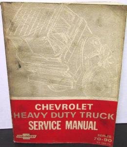 Original 1970 Chevrolet Dealer Truck Service Manual Heavy Duty 70-90