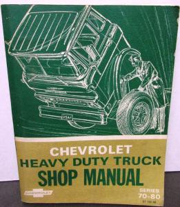 Original 1969 Chevrolet Dealer Truck Service Shop Manual Heavy Duty 70-80