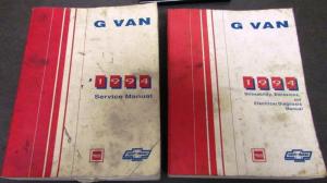 1994 Chevrolet GMC Dealer Service Shop Manual Set G Van Savana Express
