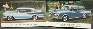1959 Rambler American Motors AMC Pocket Size Color Sales Brochure