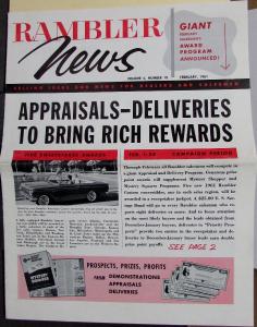 1961 Rambler News Vol 4 No 10 Selling Info Dealers & Salesmen Original