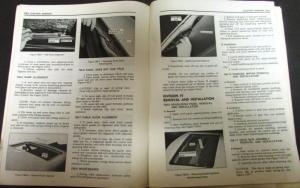 Original 1972 Buick Electric Sunroof Service Shop Manual Repair Diagnostic