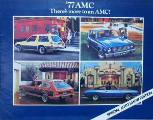 1977 AMC Pacer Gremlin Hornet Matador Special Auto Show 2nd Edition Brochure