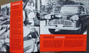 1963 Checker Cars Original Sales Brochure for Superba & Marathon Models