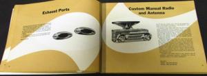 1959 Chevrolet Dealer Accessories Catalog Album Car Truck Corvette Pickup