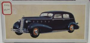 1934 LaSalle 5 Passenger Club Sedan Dealer Sales Folder Original By Cadillac
