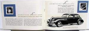 1939 Cadillac 60 Special & 61 V8 Sales Brochure Orig New Sunshine Turret Top