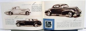 1939 Cadillac 60 Special & 61 V8 Sales Brochure Orig New Sunshine Turret Top