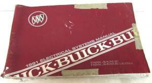 1991 Buick Electrical Wiring Diagram Service Manual Park Avenue Ultra Repair