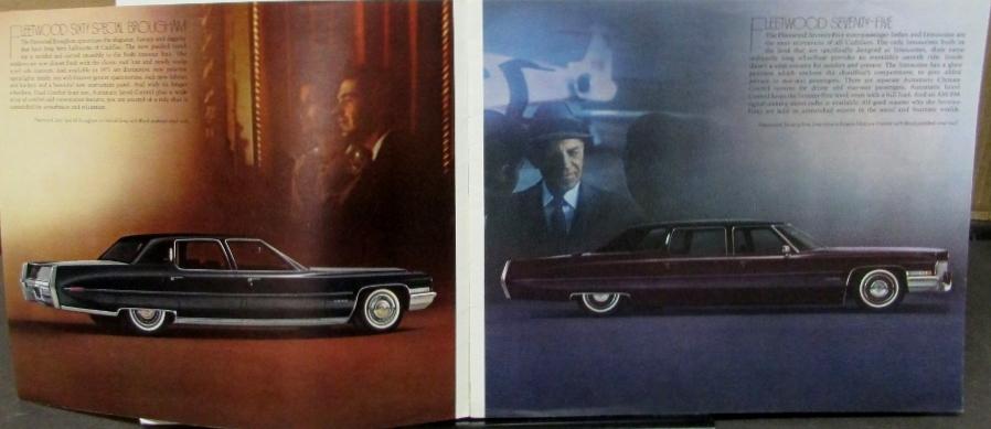 1971 Cadillac Fleetwood Deville Eldorado Calais Color ...