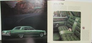 1975 Cadillac Fleetwood Limo Sedan Eldorado DeVille Calais Smaller Sale Brochure