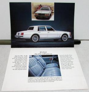 1979 Cadillac Fleetwood deVille Eldorado Seville Color Sales Brochure Original