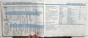 1987 Ford Dealer Electrical & Vacuum Diagram Service Manual Bronco II Ranger