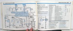 1987 Lincoln Dealer Electrical & Vacuum Diagram Service Manual Town Car