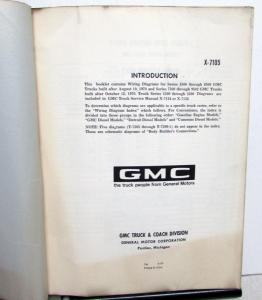1971 GMC Dealer Electrical Wiring Diagram Manual Truck 4500-6500 7500-9500