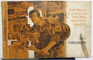 1979 Lincoln Dealer Electrical & Vacuum Diagram Service Manual Versailles