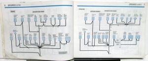 1983 Ford Dealer Electrical & Vacuum Diagram Service Manual Bronco F100-350