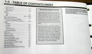 1998 Lincoln Dealer Electrical & Vacuum Diagram Manual Continental