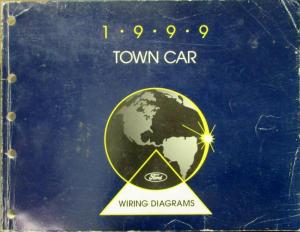 1999 Lincoln Dealer Electrical Wiring Diagram Service Manual Town Car