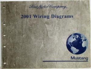 2001 Ford Dealer Electrical Wiring Diagram Service Manual Mustang