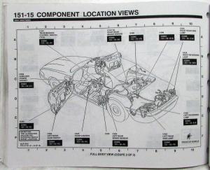 2001 Ford Dealer Electrical Wiring Diagram Service Manual Mustang