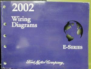 2002 Ford Dealer Electrical Wiring Diagram Service Manual E-Series Van