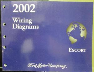 2002 Ford Dealer Electrical Wiring Diagram Service Manual Escort