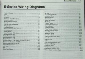 2003 Ford Dealer Electrical Wiring Diagram Service Manual E-Series Van