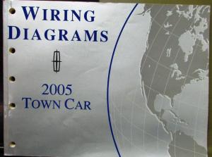 2005 Lincoln Electrical Wiring Diagram Service Manual Town Car