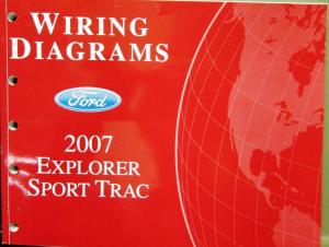2007 Ford Dealer Electrical Wiring Diagram Service Manual Explorer Sport Trac