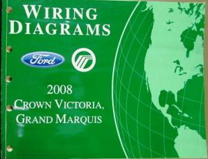 2008 Ford Mercury Electrical Wiring Diagram Manual Crown Vic Grand Marquis