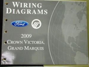 2009 Ford Mercury Electrical Wiring Diagram Manual Crown Vic Grand Marquis