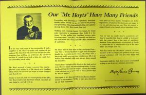 1938 Chrysler CBS Broadcast by Major Bowes Our Mr Hoyts Have Many Friends