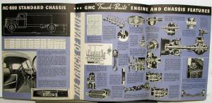 1938 1939 1940 GMC Series 800 7 Ton AC & AF Truck Original Sales Brochure
