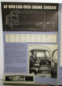 1938 1939 1940 GMC Series 800 7 Ton AC & AF Truck Original Sales Brochure