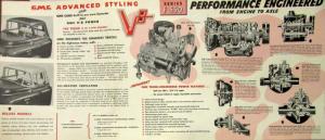 1958 GMC 550 F Series Truck Color Sales Brochure Folder Original