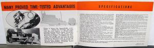 1935 Dodge Dealer Pocket Sales Brochure Airglide Ride Red-Ram Engine