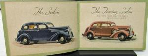 1936 Dodge Dealer Pocket Sales Brochure Style Scoop Touring Coupe Sedan