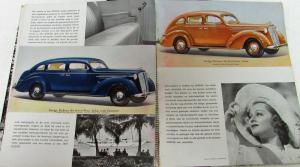 1937 Dodge Foreign Dealer Dutch Text Prestige Color Sales Brochure Spiral Bound