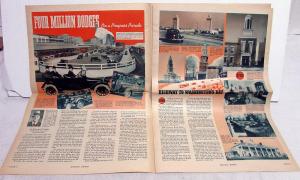 Original 1938 Dodge News Magazine Paper Vol 3 No 10 4 Million Dodges
