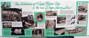 Original 1939 Dodge Dealer Prestige Brochure Luxury Liner Silver Anniversary