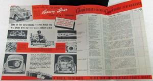 Original 1939 Dodge Dealer Pocket Brochure Scorecard Model Comparisons Features