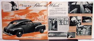 Original 1940 Dodge Dealer Sales Brochure Luxury Liner Gold & Green Tone