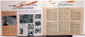 Original 1940 Dodge Dealer Sales Brochure Luxury Liner Gold & Green Tone