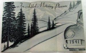 Original 1941 Dodge Dealer Sales Brochure Mailer Accessories Rare