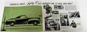 Original 1941 Dodge Dealer Sales Brochure Green Tone Luxury Liner Fluid Drive