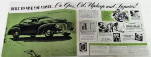 Original 1941 Dodge Dealer Sales Brochure Green Tone Luxury Liner Fluid Drive