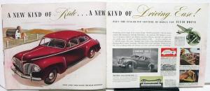 Original 1941 Dodge Dealer Prestige Color Brochure Luxury Liner Fluid Drive