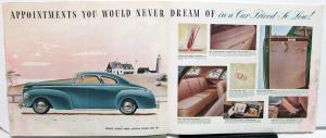 Original 1941 Dodge Dealer Prestige Color Brochure Luxury Liner Fluid Drive