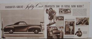 Original 1941 Dodge Dealer Brown Tone Brochure Luxury Liner Fluid Drive